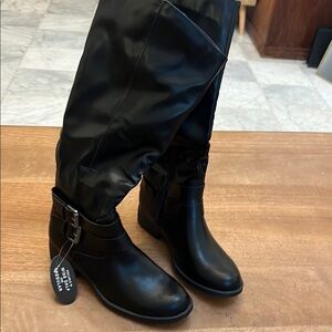 Style & Co Women's Black Knee-High Boots